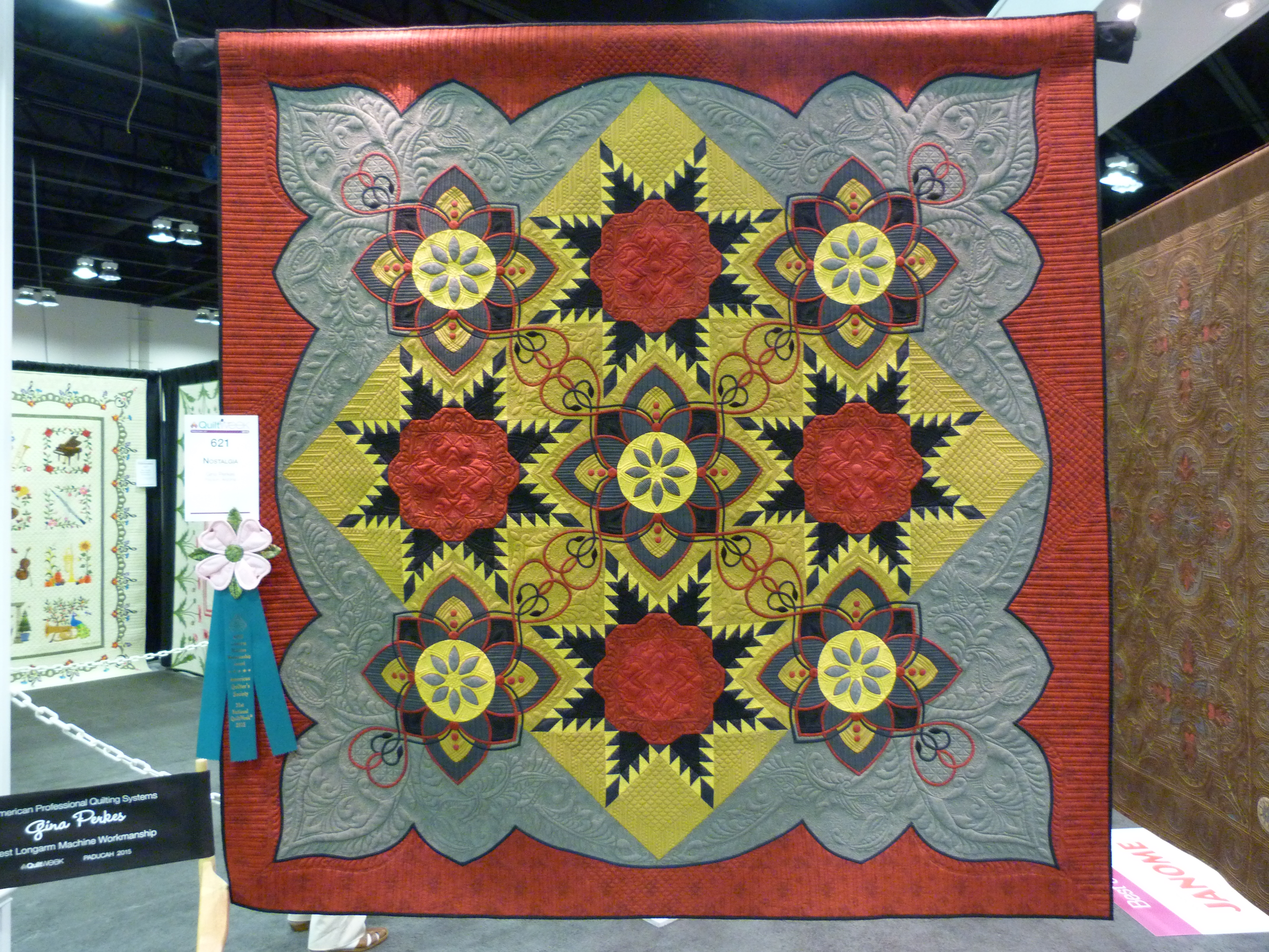 Red Snapper quilt loading system review…  Threadtales - The stuff of Life  (and Quilts!)